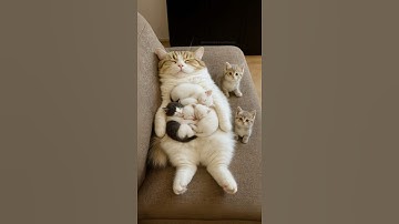 The Sweetest Family Nap Cats Sleeping Together in Pure Peace