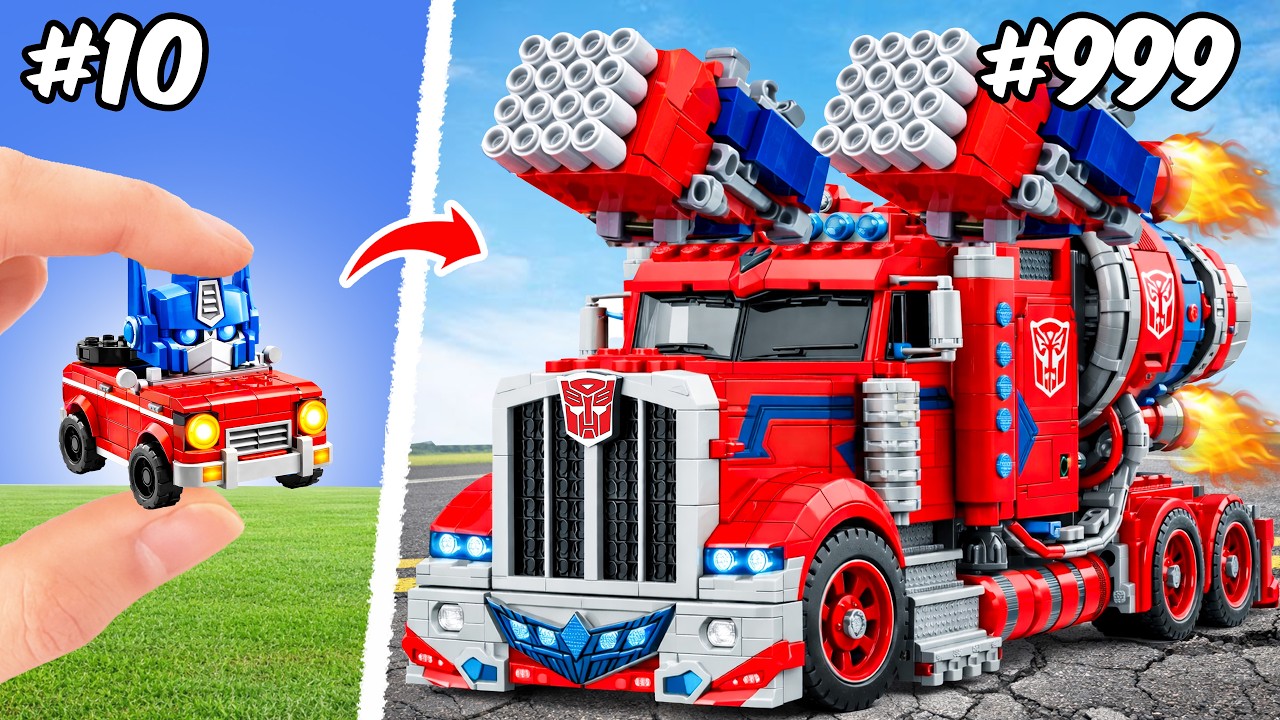 LEGO TRANSFORMERS: Construí el Mejor Optimus Prime en LEGO | ROBO Bricks Español
