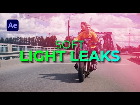 Soft Light Leaks in 4K - After Effects Tutorial