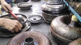 repairing torque converter for (Range Rover)