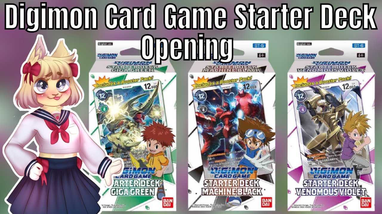 Digimon Card Game Starter Deck Opening