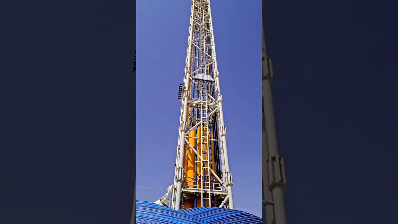 The CRAZIEST Free Fall Ride on Earth “Sirocco Tower”! 😳