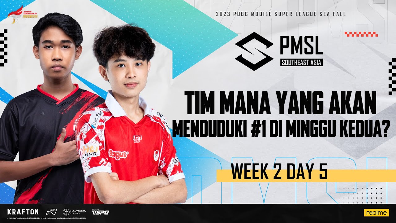 [ID] 2023 PMSL SEA W2D5 | Fall | TIM MANA YANG AKAN MENDUDUKI #1 DI ...