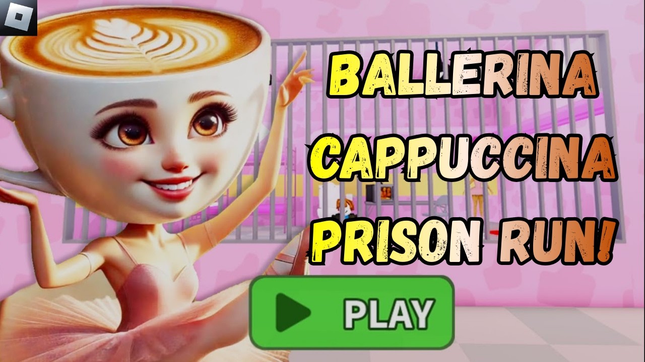 BALLERINA CAPPUCCINA PRISON RUN! WALKTHROUGH FULL GAME | ROBLOX OBBY