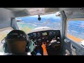 Cessna 152 flight training  takeoff  landing 
