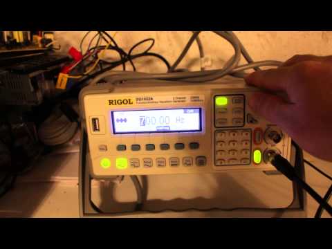 rigol dg1022a AM test