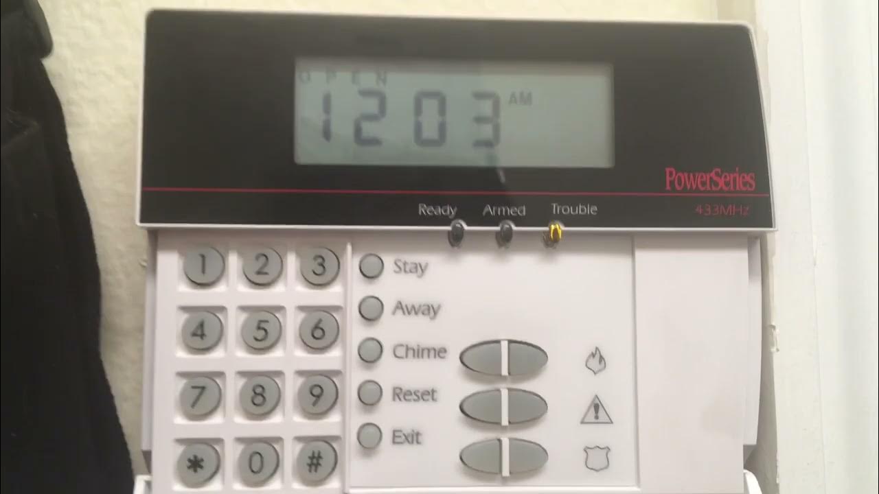 DSC security system having trouble beeps YouTube