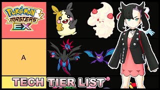 Best Techs In The Game! Tech Tier List (1.5 Anniversary Version) | Pokemon Masters EX