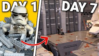 I spent 7 DAYS Building a LEGO IMPERIAL BASE