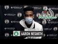 Aaron Nesmith Scores 9 Points In Celtics Win Over Bulls | Postgame Interview