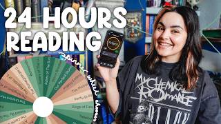 24 HOUR READATHON ⏰ A Spinner Wheel Decides what I Read for 24 Hours 📚 2026