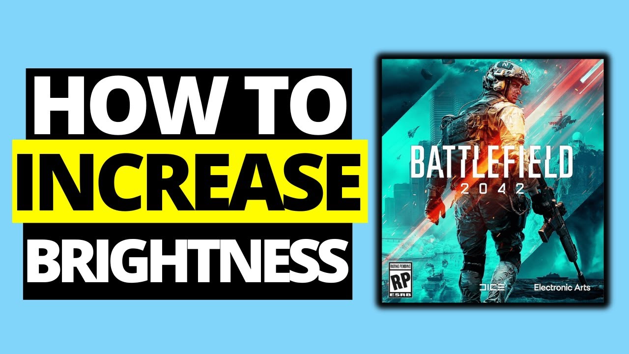 How To Increase Brightness & Adjust HDR Color in Battlefield 2042 YouTube