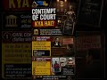 Contempt of Court Aur Arvind Kejriwal Case Part-2 #shorts #shortsfeed #aap #kejriwal #news #ytshorts