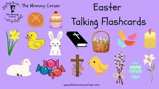 Learn English Vocabulary for Kids | Easter Talking Flashcards | The Mommy Corner