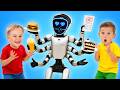 Chris and Mike - Robot Best Friend Story for kids