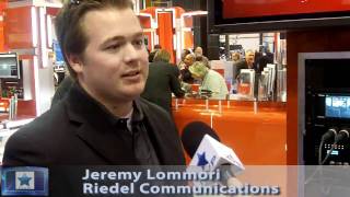 Riedel Mediornet Compact at NAB 2011 - Jeremy Lommori Interview by Matt Meeker of MVP TV