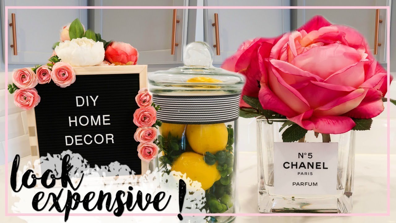 DIY  HOME  DECOR  IDEAS  ON A BUDGET LOOK EXPENSIVE 