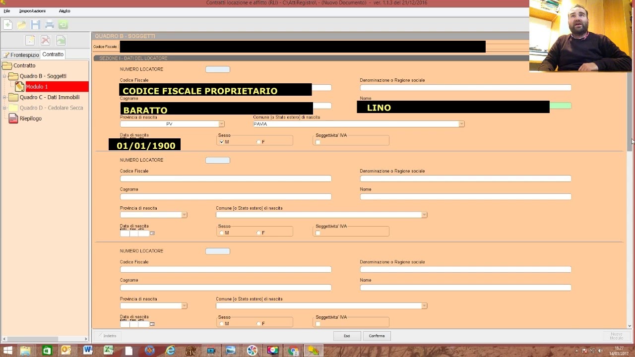 Rli 004 Pagamento Imposta Registro Per Intera Durata Contratto Daffitto