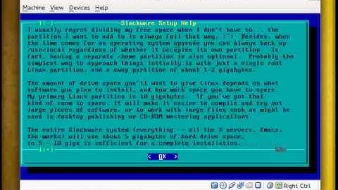 Linux Basics: Slackware installation (Slovak language)  -  part 1.