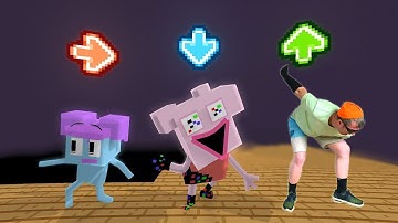 FNF | FNF Character Test Gameplay VS Minecraft Animation VS Real Life | Pibby