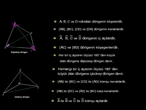 DÖRTGENLER -1 | DÖRTGENLERDE AÇILAR | GEOMETRİ | METİN HOCAM