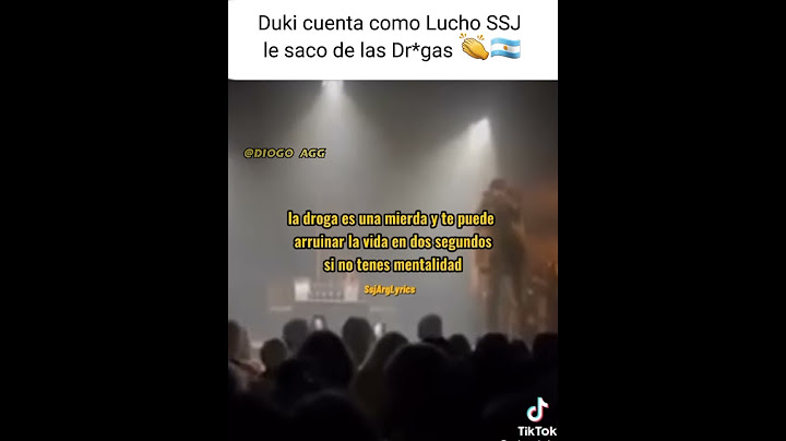Duki cuenta como Lucho SSJ le saco de las Dr*gas 👏🇦🇷
