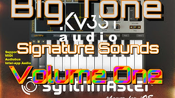 SynthMaster Player, Big Tone Signature Sounds V1 Demo 4 iPad