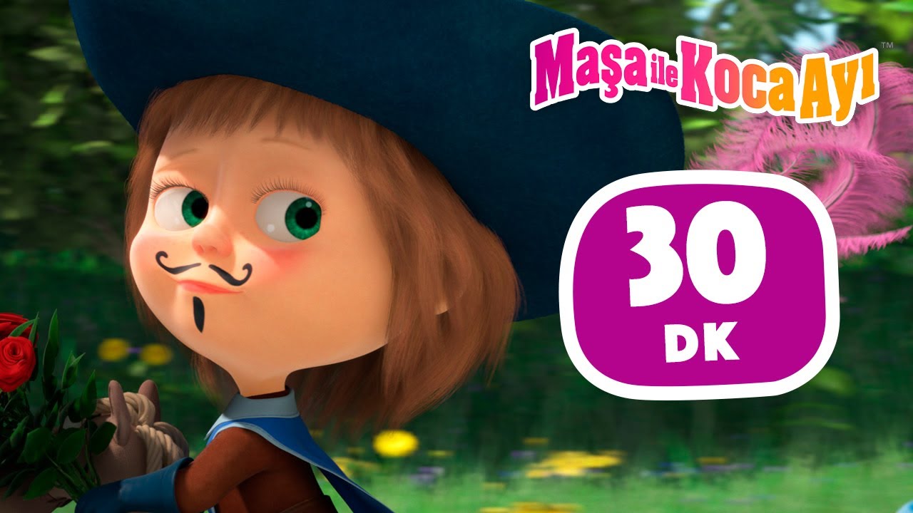 Maşa İle Koca Ayı -  ⚔ Üç Silahşörler ⚔ (Bölüm 64) Paket 54 🎬 30 dk 🐻 Bölüm koleksiyonu