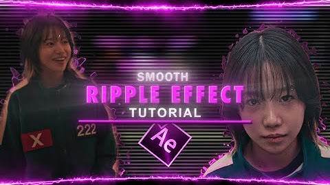 How to make Smooth Ripple effect I After Effects | Tutorial