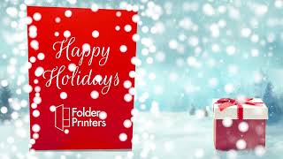 Happy Holidays from Folderprinters