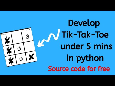 How to create Tik-Tak-Toe with Python | Python + Pygame |Games - YouTube