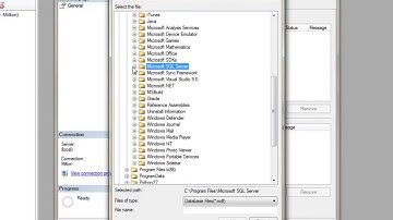 Adjuntar base de datos a SQL Server