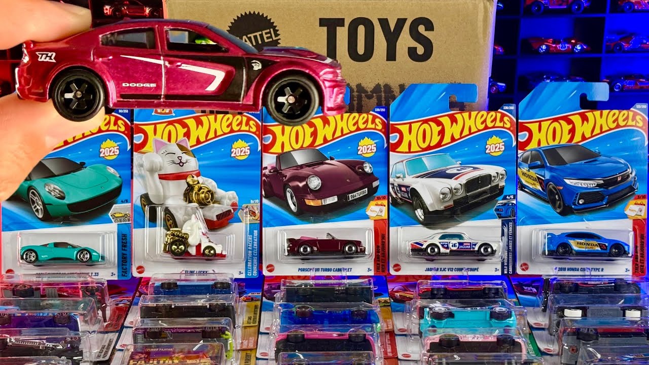 Unboxing 2025 Hot Wheels N Case + Super Treasure Hunt