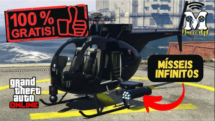 GTA 5 Codigo do Helicoptero / manha do Helicoptero (Helicoptero Buzzard) -  Fabinho Seco 