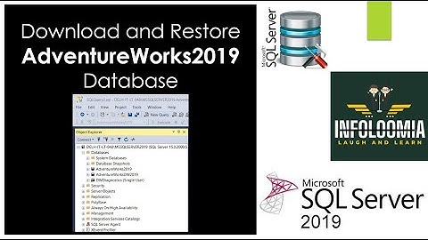 SQL Server Restore Database | Download AdventureWorks | Restore Database AdventureWorks through SSMS