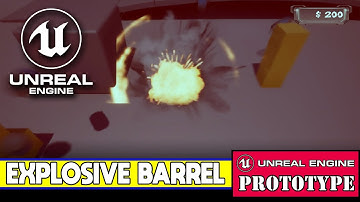 [UE4] Explosive Barrel | Prototype | Patreon Preview