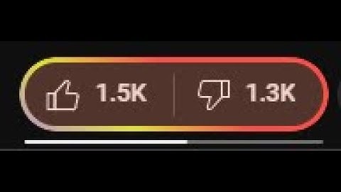The like button actually glows when you say "Smash that like button"