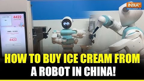 SCO Summit 2025: How Robots Are Serving Ice Cream in China