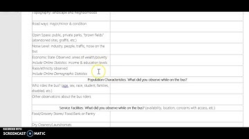 Unit 1/Week 3 Assessment Video