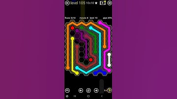 How To Solve Flow Free Hexes 10x10 Mania Level 105 Board Walk Through Solution Walkthrough