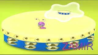 COMFY BABYTV TULLI  - PLATES ICE SKIS TAMBOURINE ENGLISH VERSION