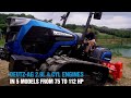Landini tractors at work  rex4 and trekker4 series