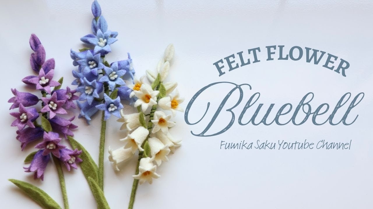 How to Make Felt Flower : Bluebell