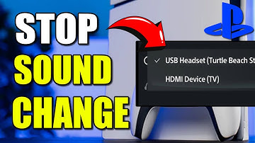 How to STOP Sound Switching to HEADSET instead of TV on PS5 Console (Best Method)