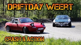 Driftday Weert 17/4/2022: crash & action