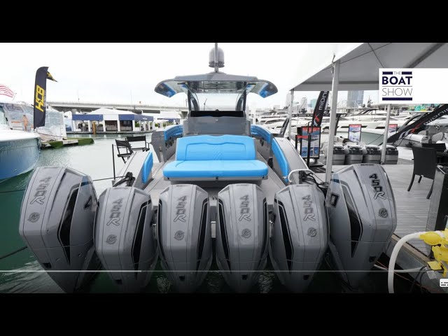 MIDNIGHT EXPRESS 52 Vitesse 6 X VERADO 450 R - Walk Through Speed Boat at MIBS 2022 - The Boat Show