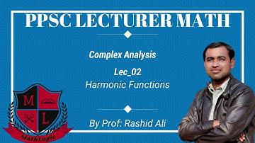 Harmonic functions in complex Lec 02 Complex Analysis
