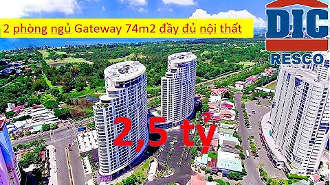 Căn hộ 2 phòng ngủ 74m2 Gateway đầy đủ nội thất xách balo vào ở ngay