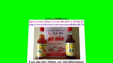 Nước mắm bé bầu Nước mắm bé bầu