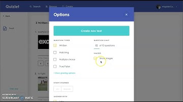 Using Quizlet to Create a Practice Test